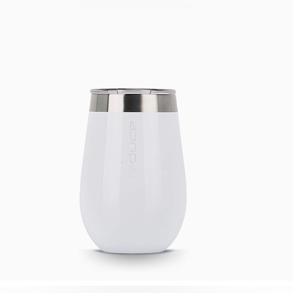 Reduce Other - 🆕 REDUCE Wine Tumbler With Lid, 12oz - White Gloss
